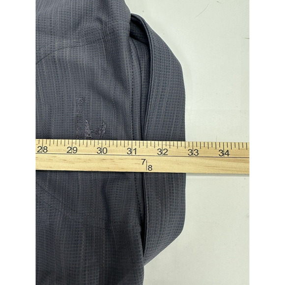 Mens Pebble Beach Performance Gray LifeMed Institute Short Sleeve Polo Shirt XXL - Picture 11 of 12
